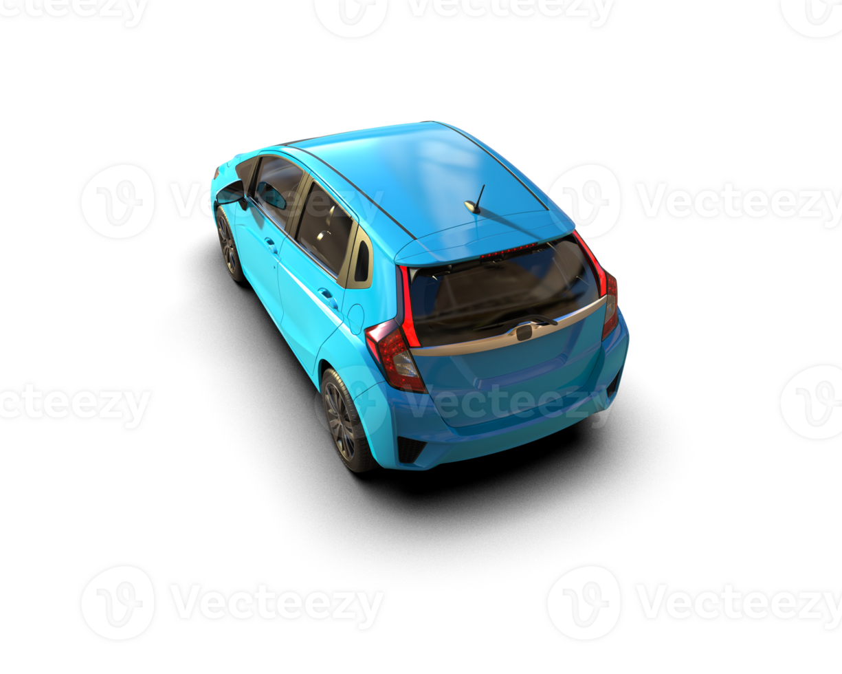 Modern car isolated on background. 3d rendering - illustration png