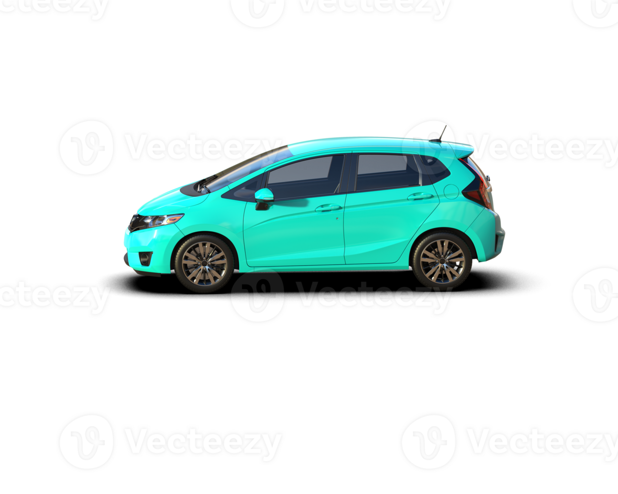 Modern car isolated on background. 3d rendering - illustration png