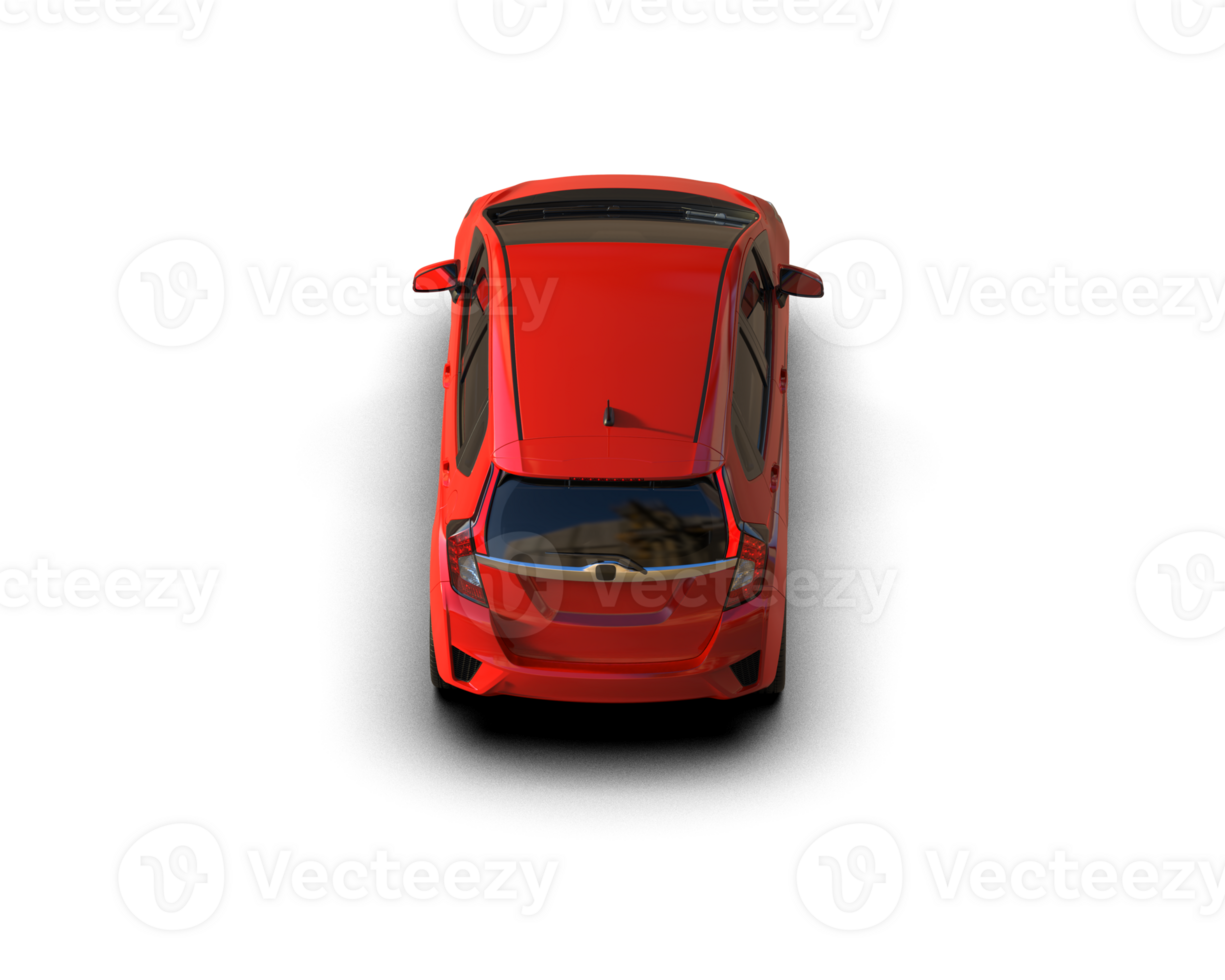 Modern car isolated on background. 3d rendering - illustration png