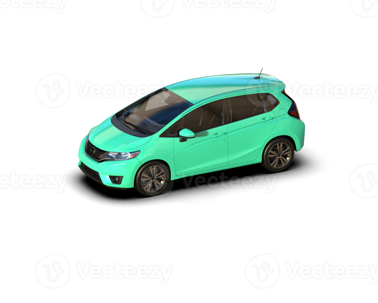 Modern car isolated on background. 3d rendering - illustration png