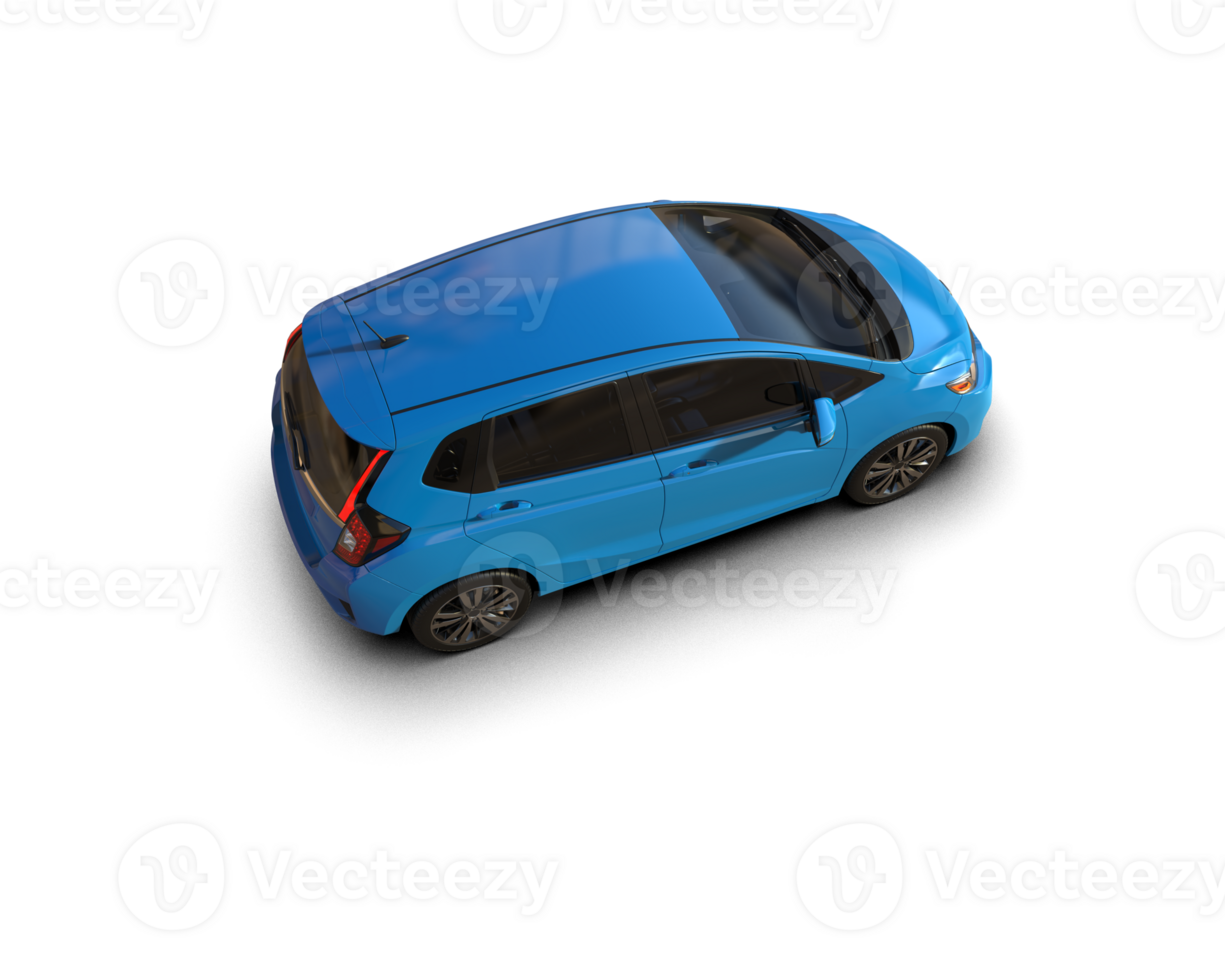 Modern car isolated on background. 3d rendering - illustration png