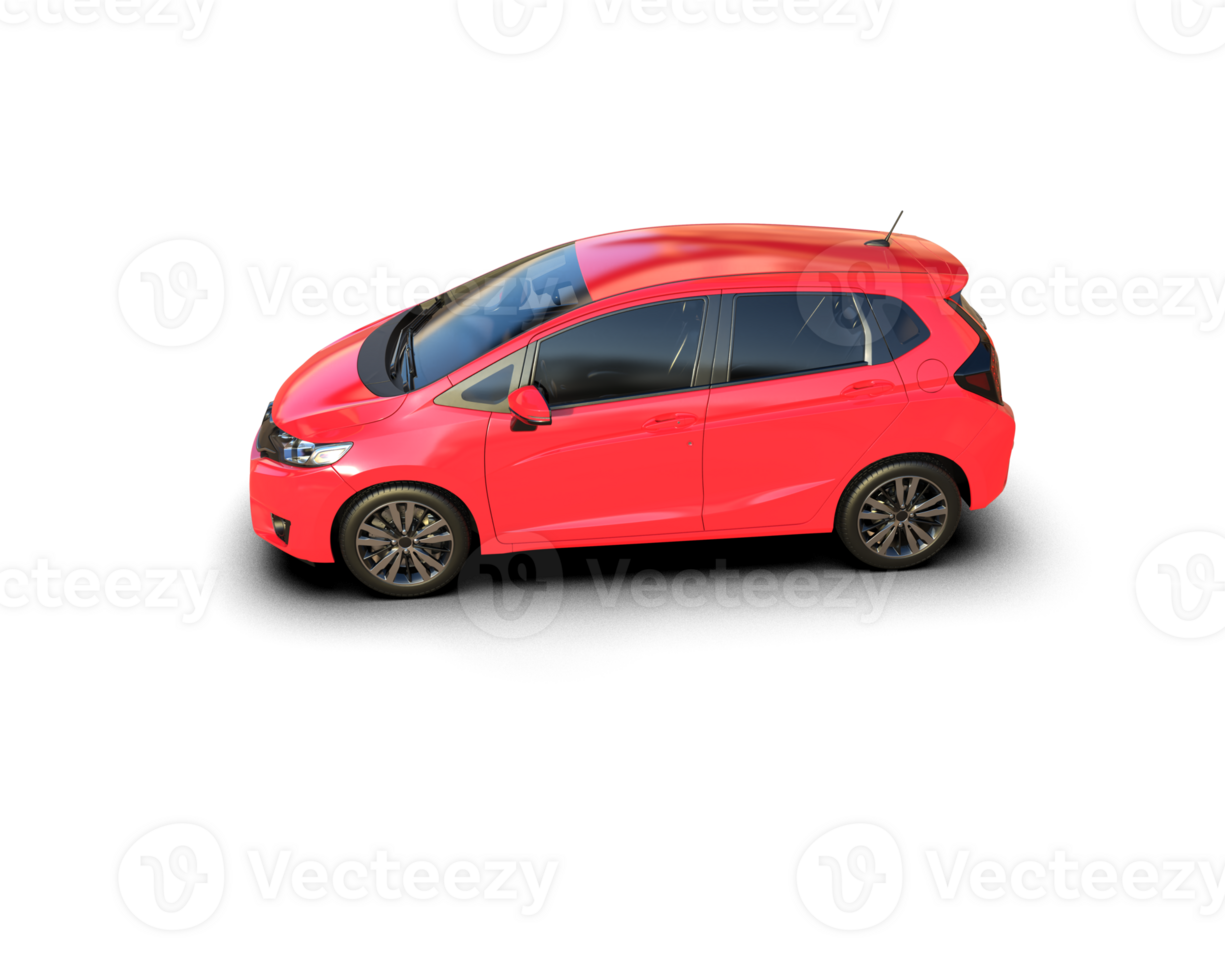 Modern car isolated on background. 3d rendering - illustration png