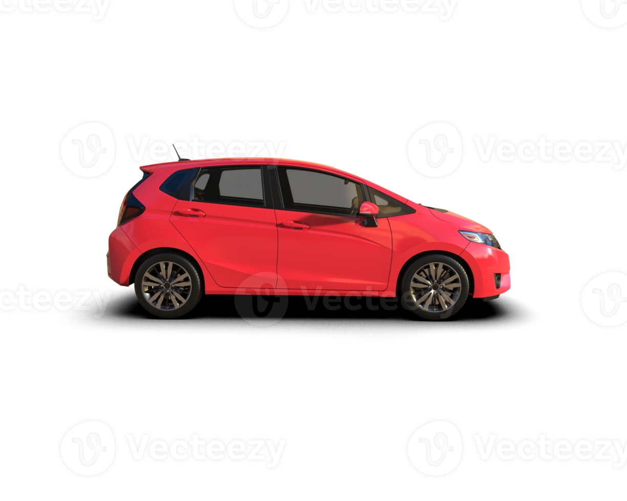 Modern car isolated on background. 3d rendering - illustration png