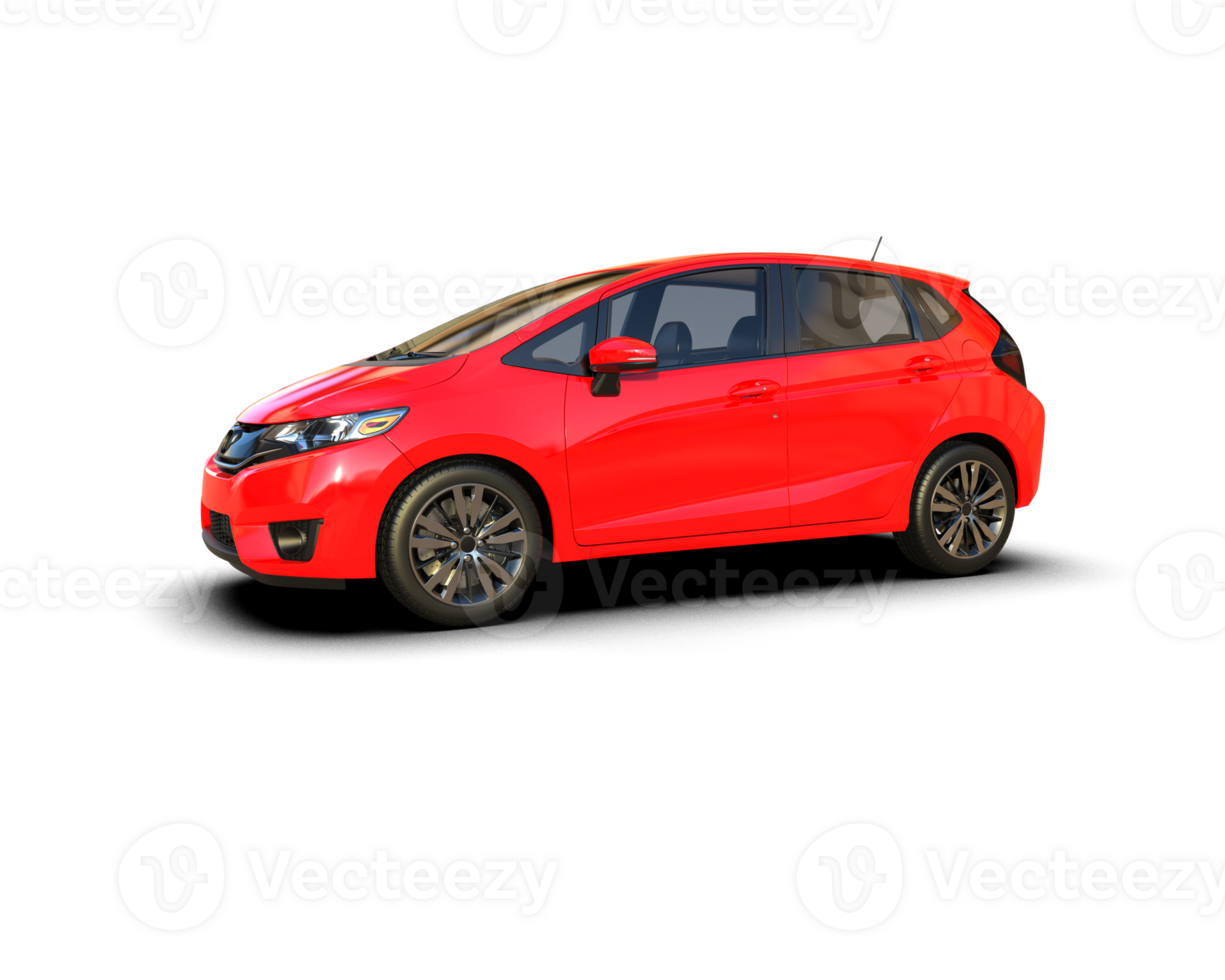 Modern car isolated on background. 3d rendering - illustration png