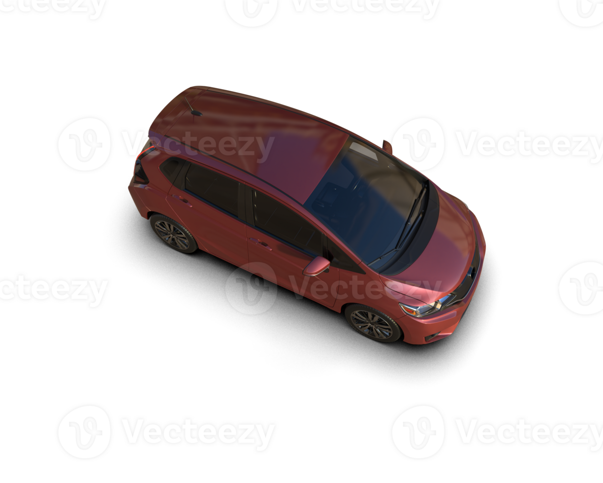 Modern car isolated on background. 3d rendering - illustration png
