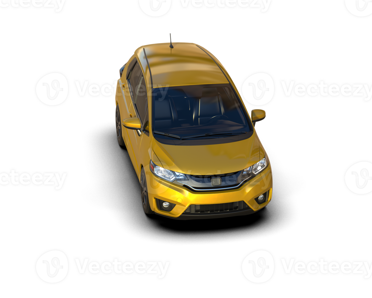 Modern car isolated on background. 3d rendering - illustration png
