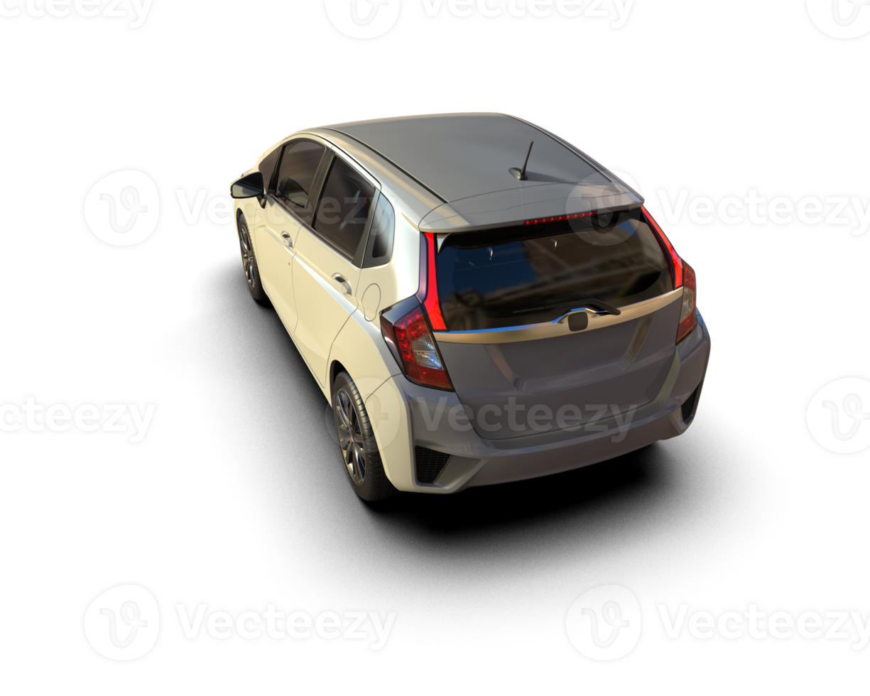 Modern car isolated on background. 3d rendering - illustration png