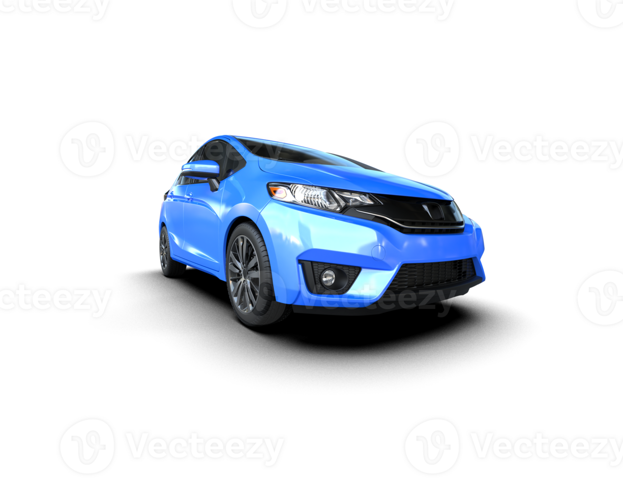Modern car isolated on background. 3d rendering - illustration png