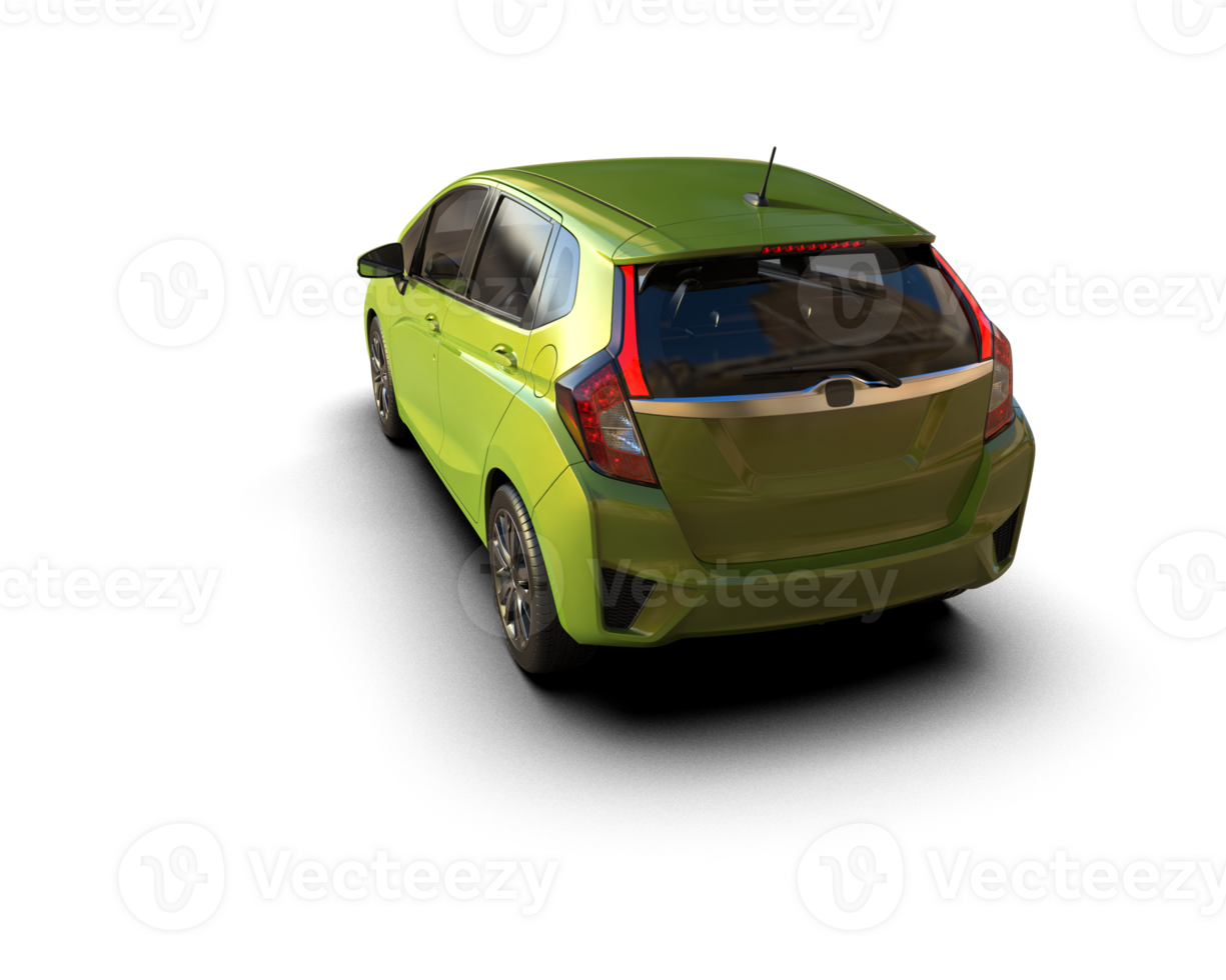 Modern car isolated on background. 3d rendering - illustration png