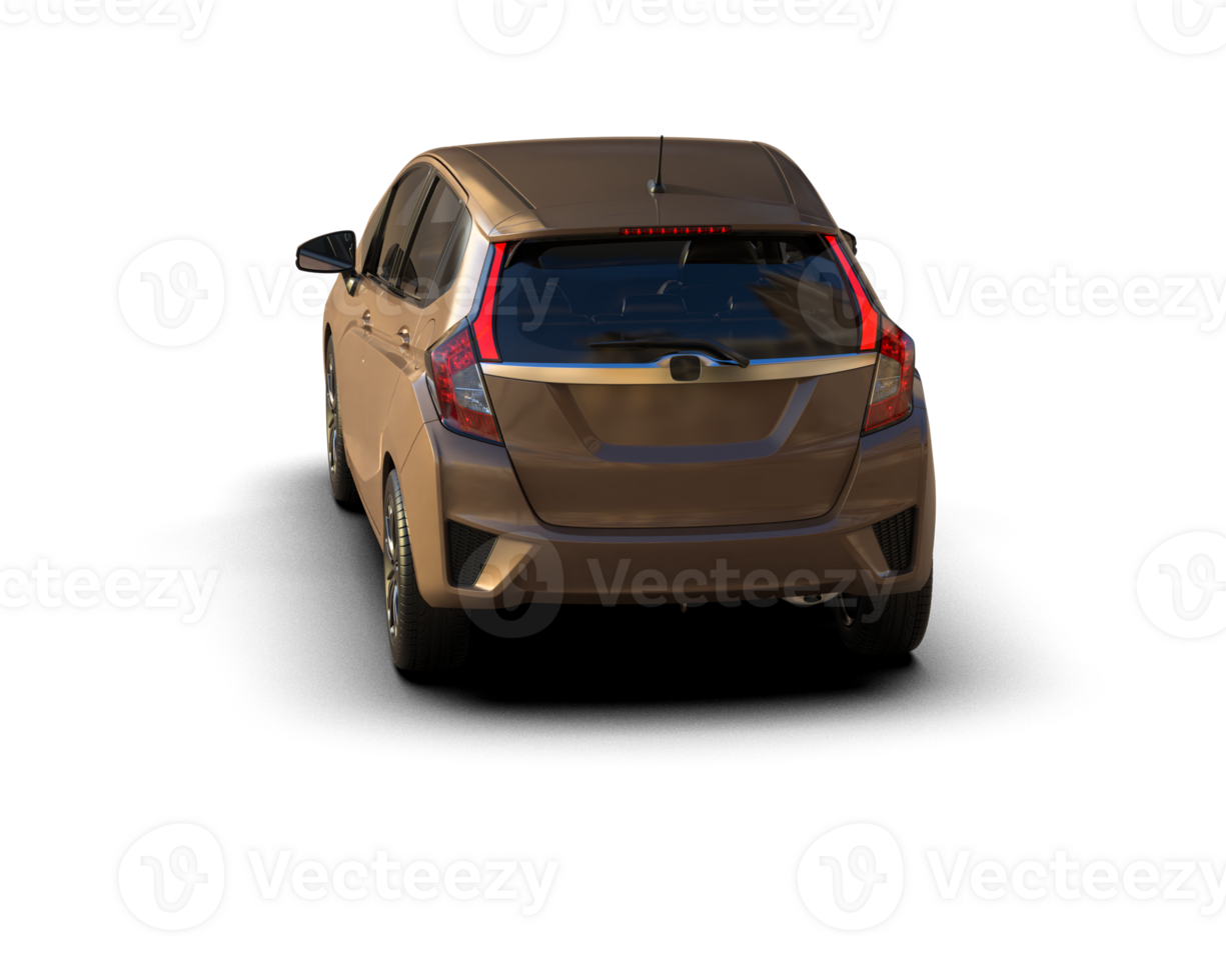 Modern car isolated on background. 3d rendering - illustration png