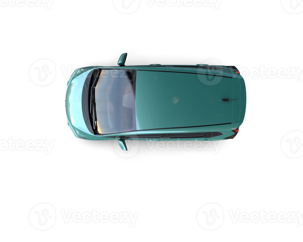 Modern car isolated on background. 3d rendering - illustration png