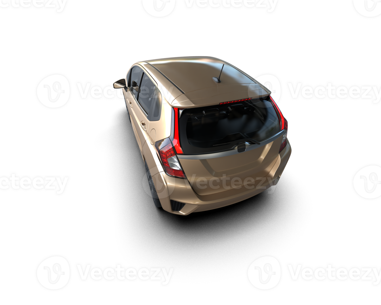 Modern car isolated on background. 3d rendering - illustration png