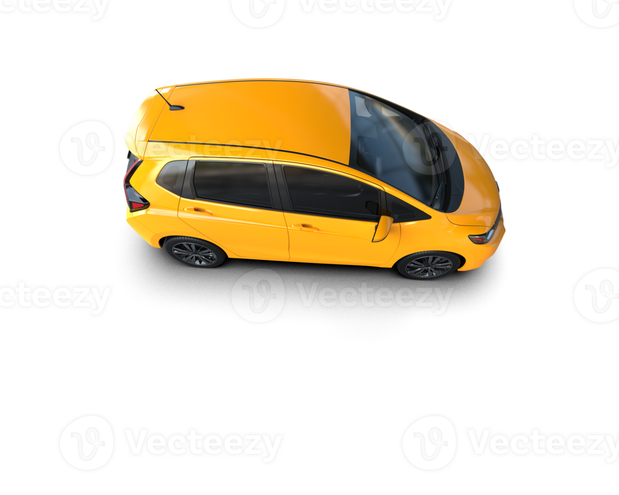 Modern car isolated on background. 3d rendering - illustration png