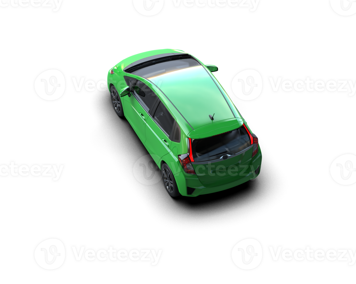 Modern car isolated on background. 3d rendering - illustration png