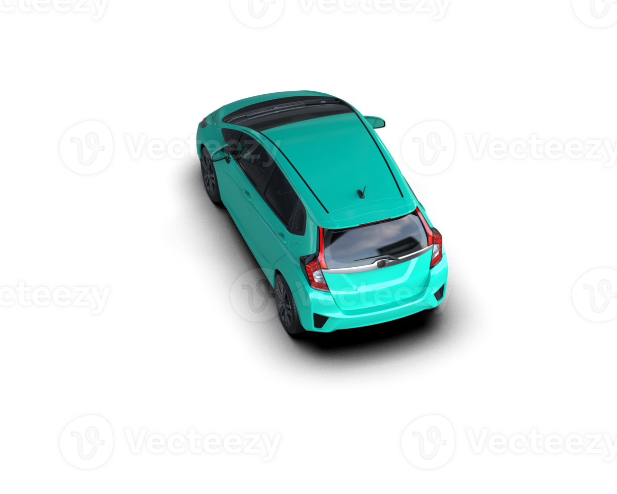 Modern car isolated on background. 3d rendering - illustration png