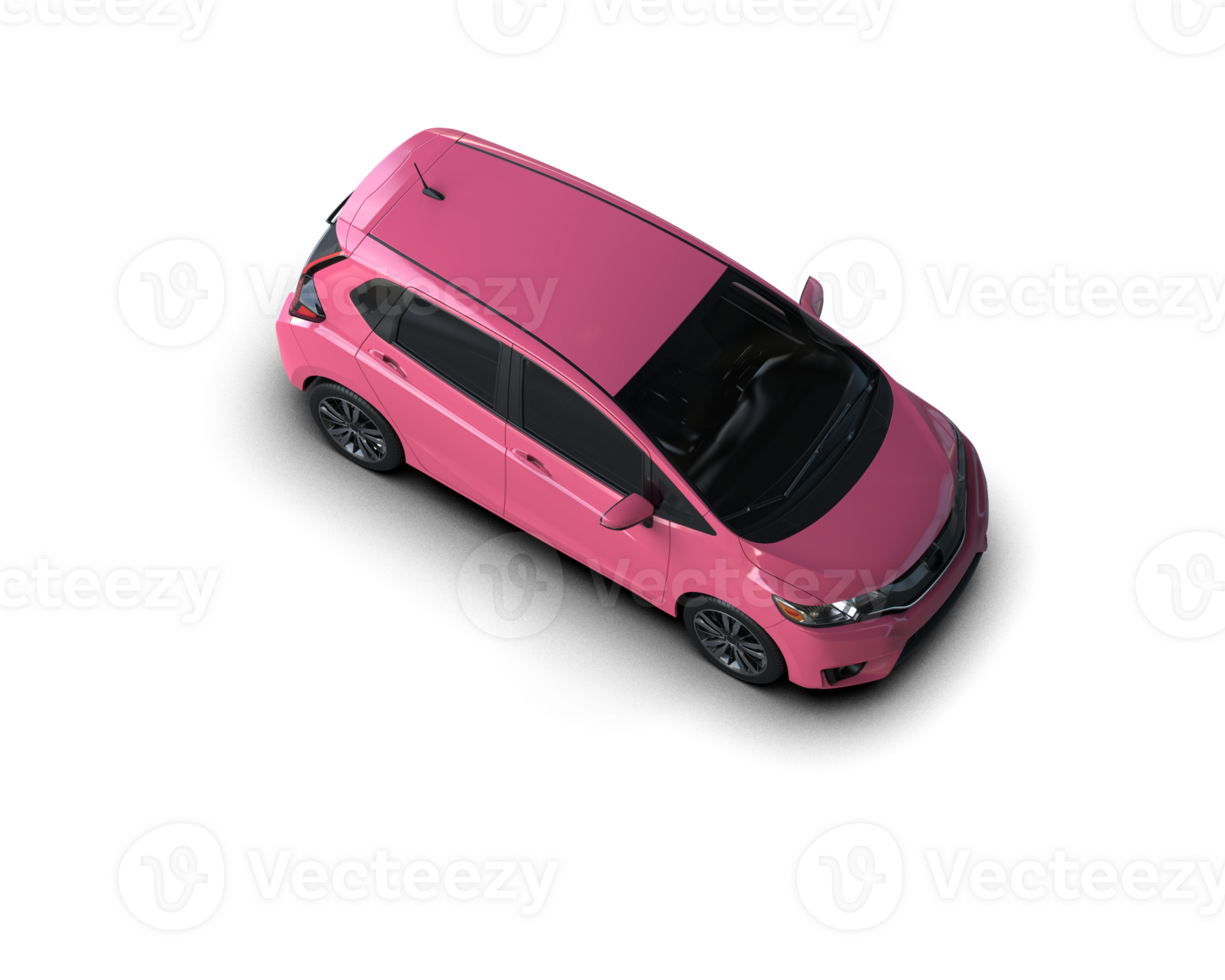 Modern car isolated on background. 3d rendering - illustration png