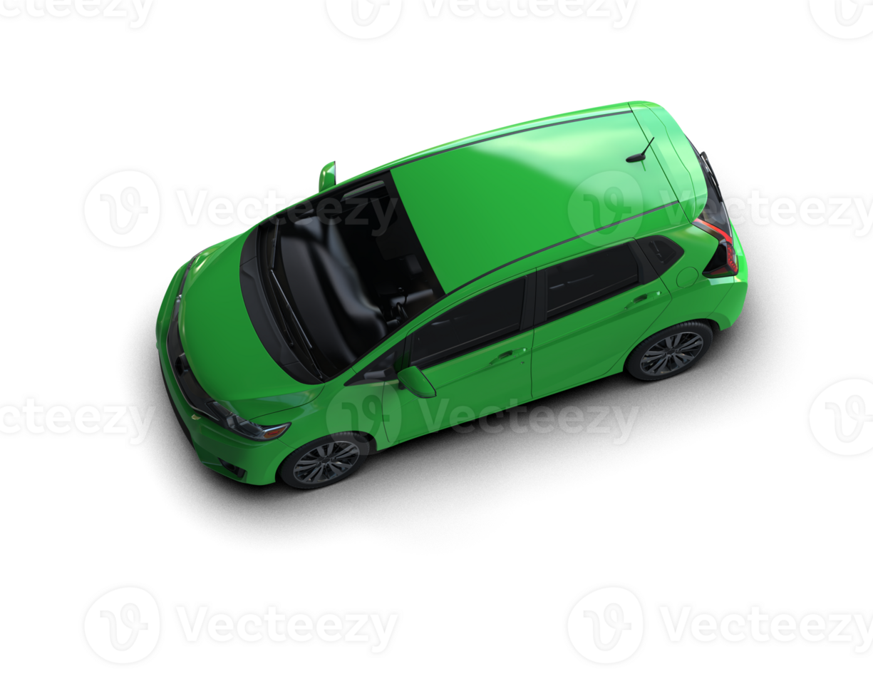 Modern car isolated on background. 3d rendering - illustration png