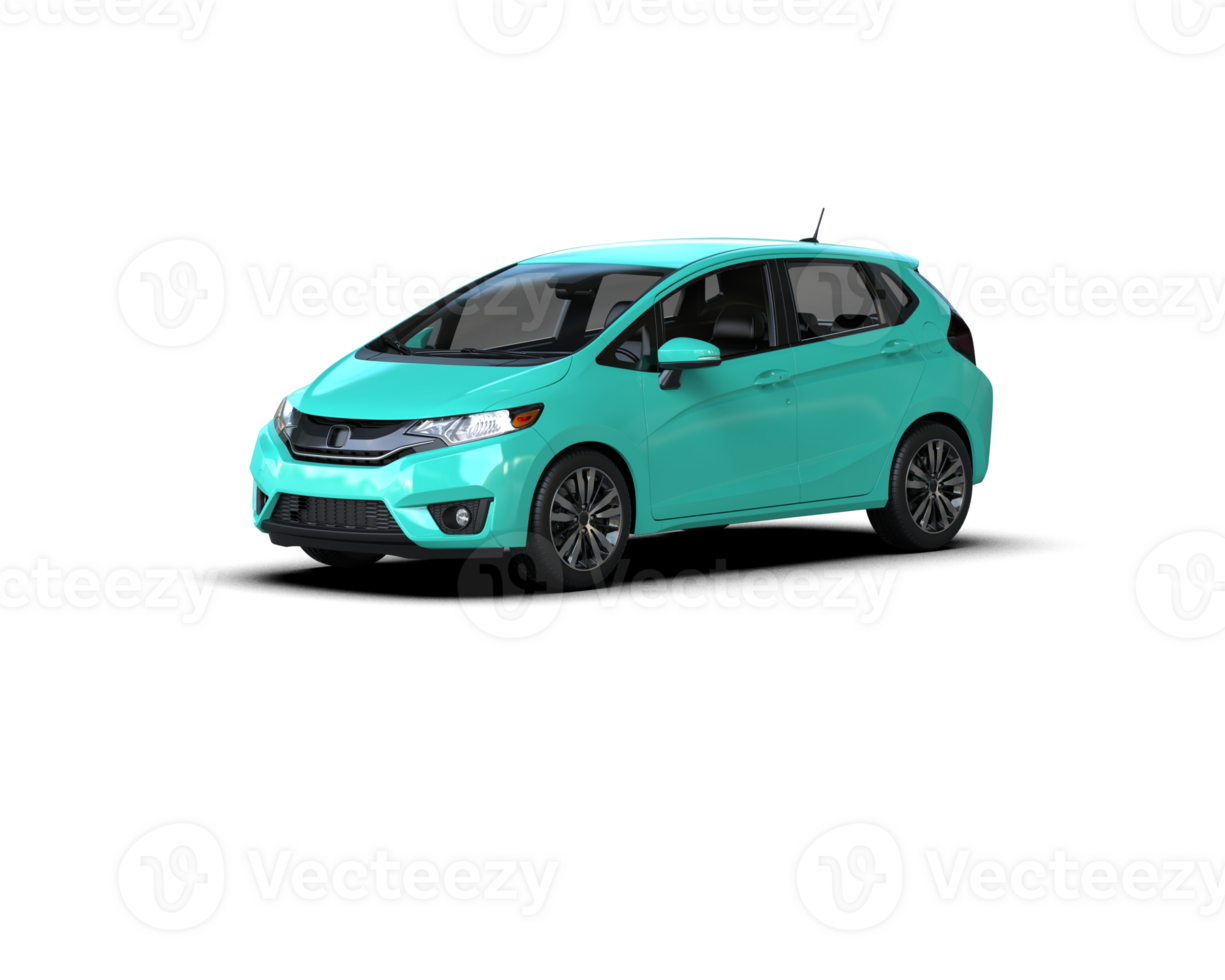 Modern car isolated on background. 3d rendering - illustration png