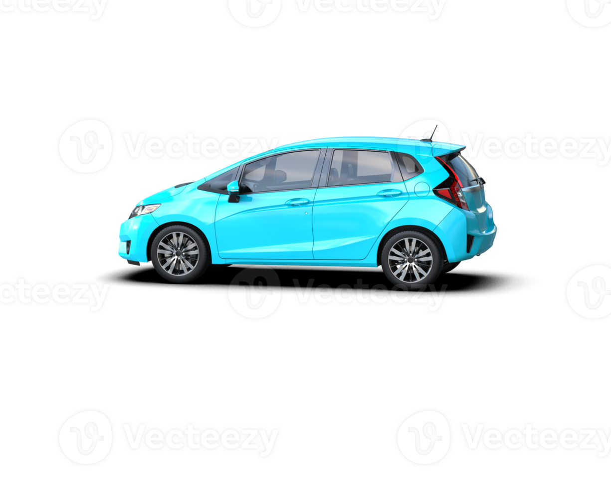 Modern car isolated on background. 3d rendering - illustration png