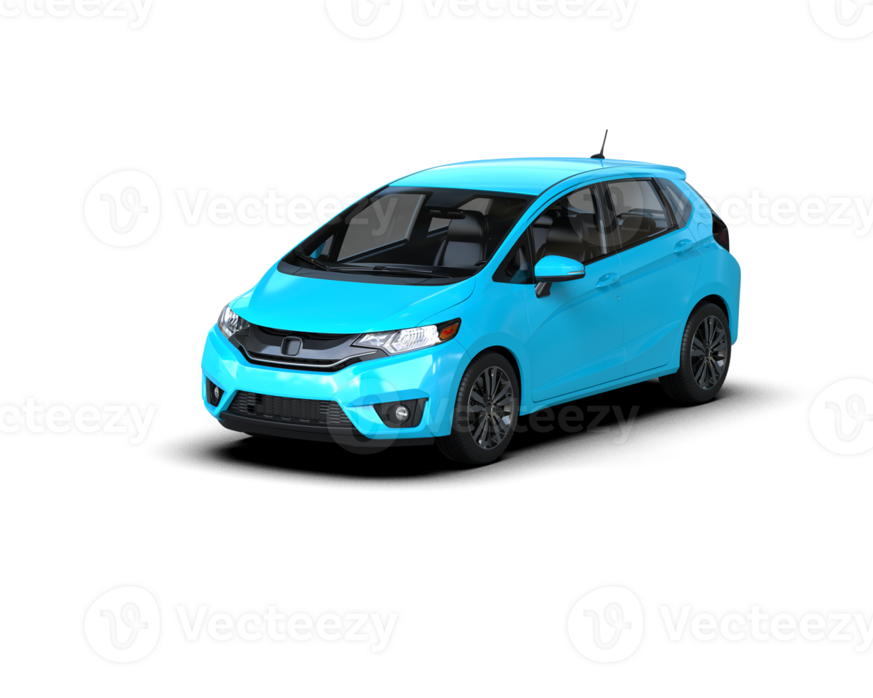 Modern car isolated on background. 3d rendering - illustration png