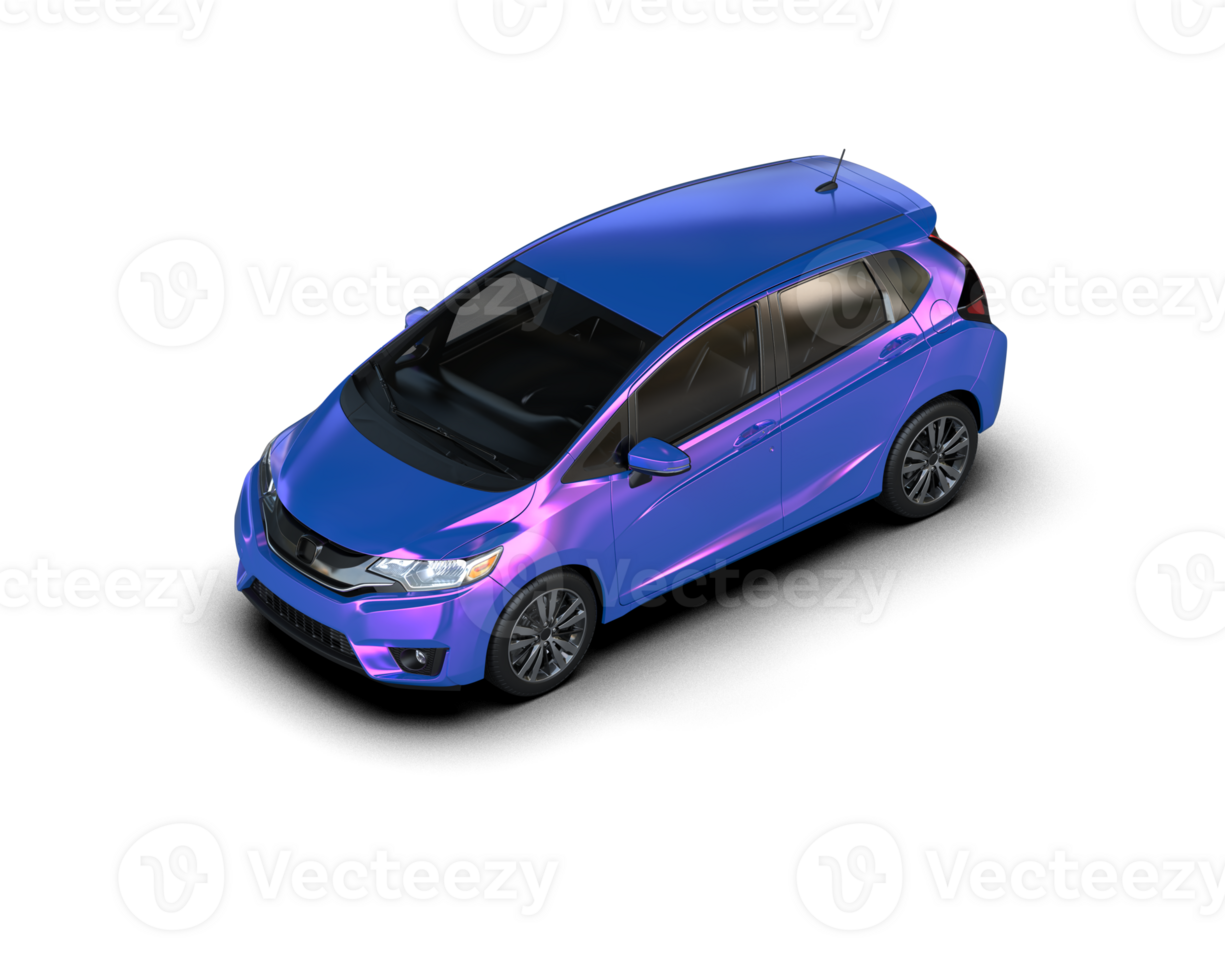 Modern car isolated on background. 3d rendering - illustration png