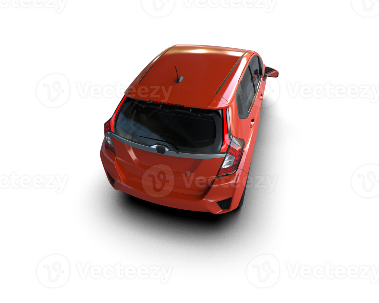 Modern car isolated on background. 3d rendering - illustration png
