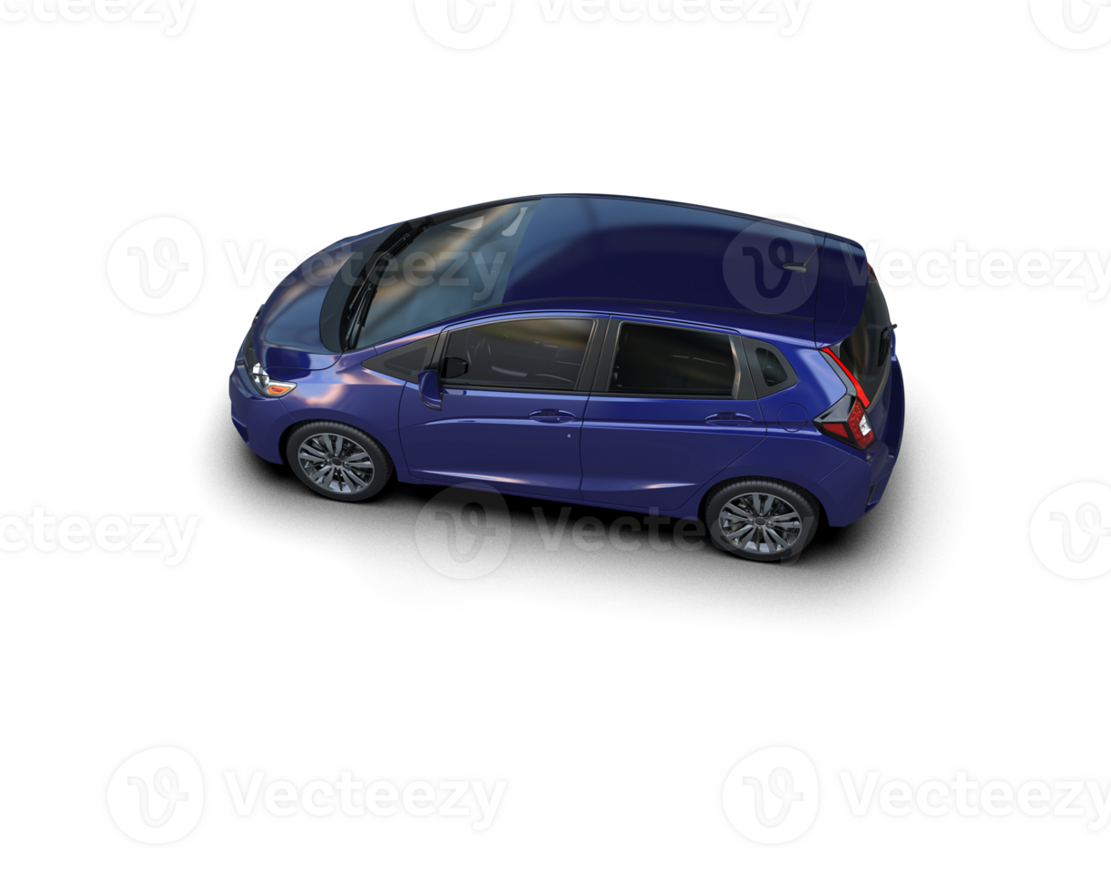 Modern car isolated on background. 3d rendering - illustration png