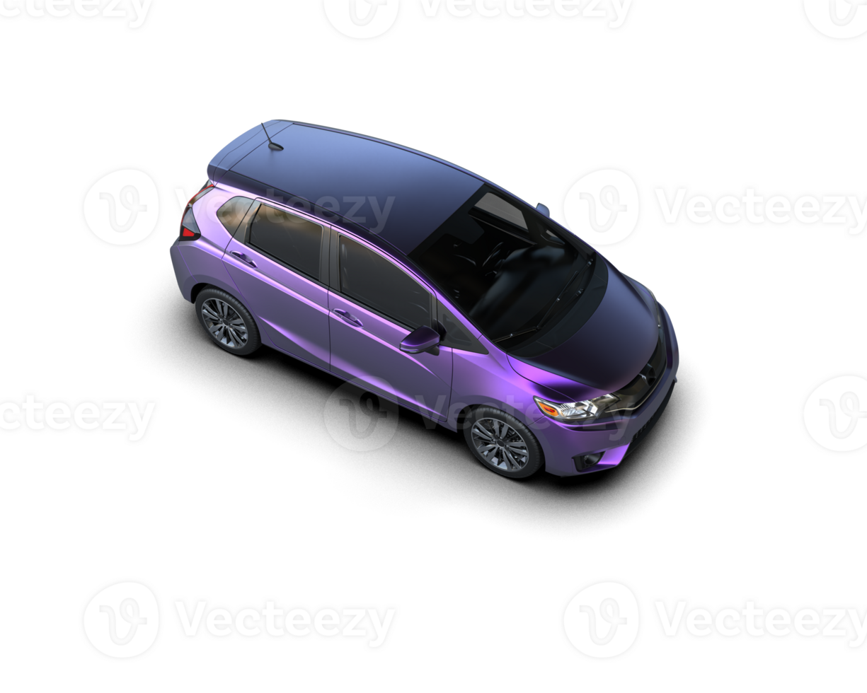 Modern car isolated on background. 3d rendering - illustration png