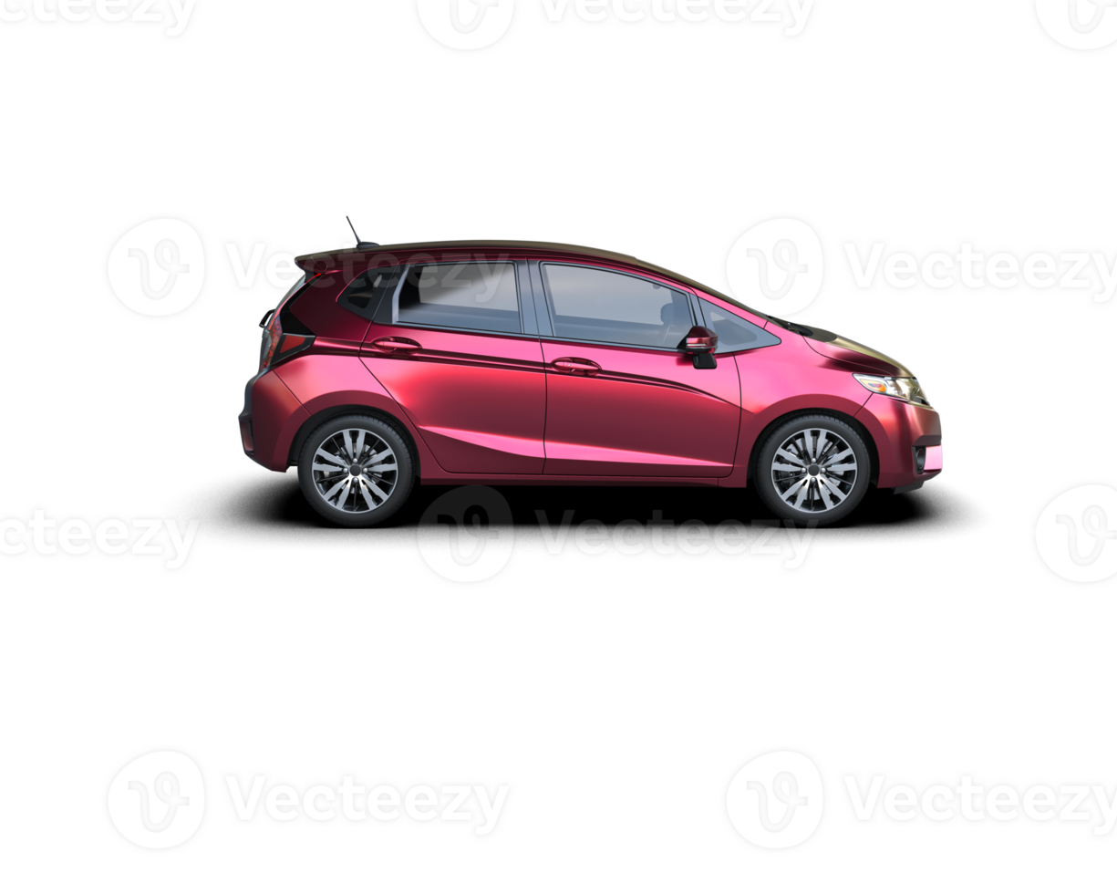 Modern car isolated on background. 3d rendering - illustration png