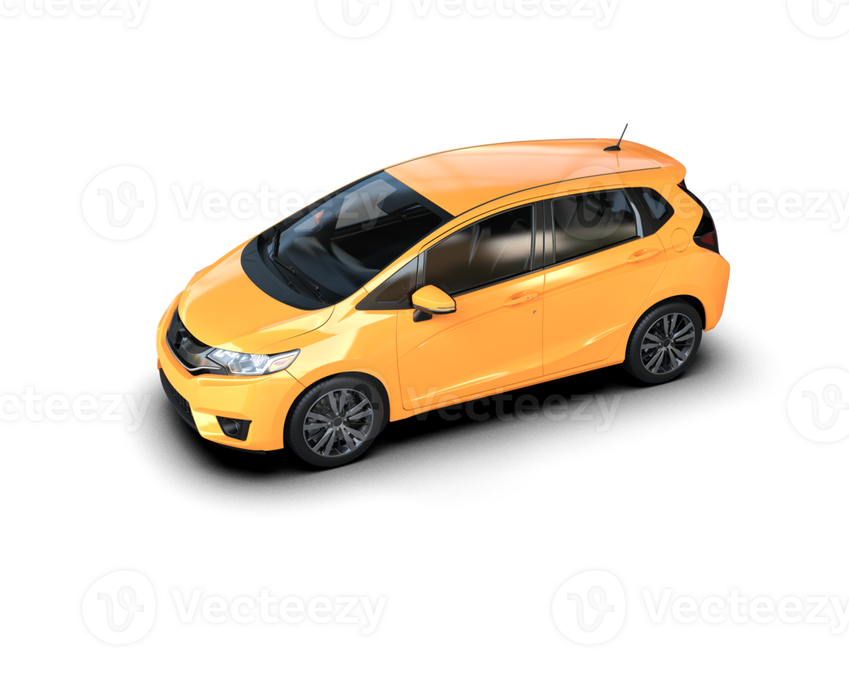 Modern car isolated on background. 3d rendering - illustration png