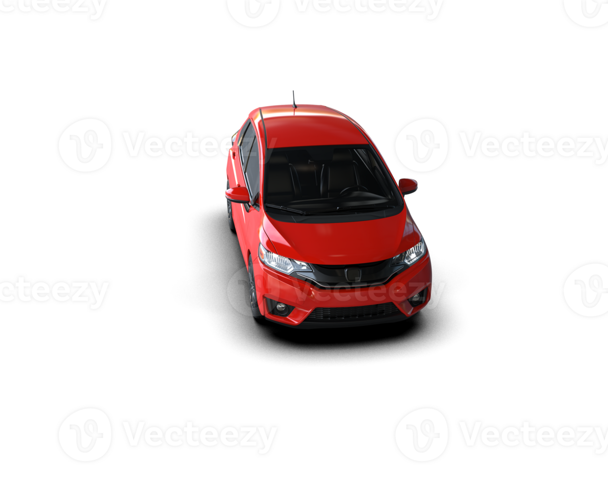 Modern car isolated on background. 3d rendering - illustration png