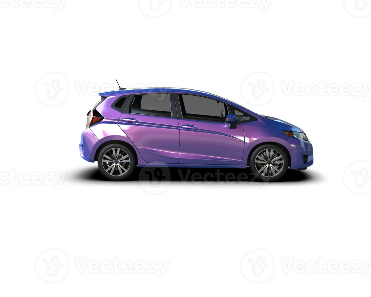 Modern car isolated on background. 3d rendering - illustration png