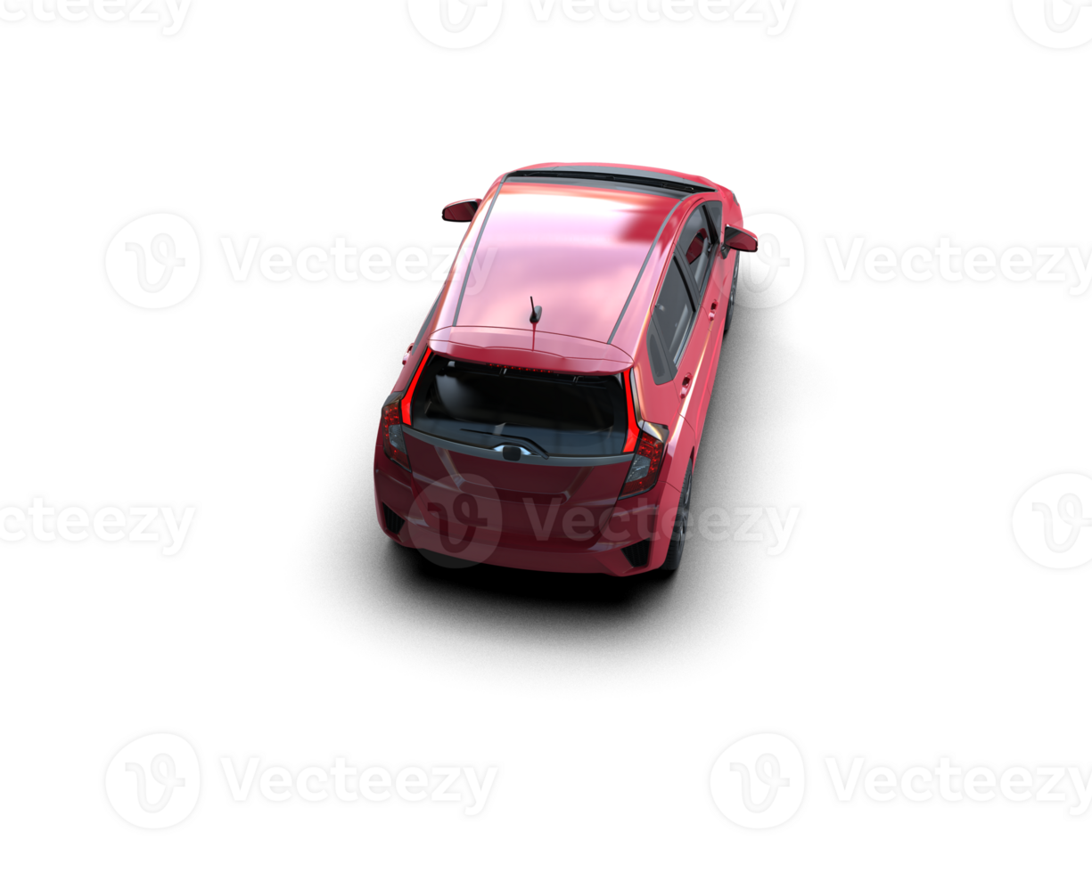 Modern car isolated on background. 3d rendering - illustration png