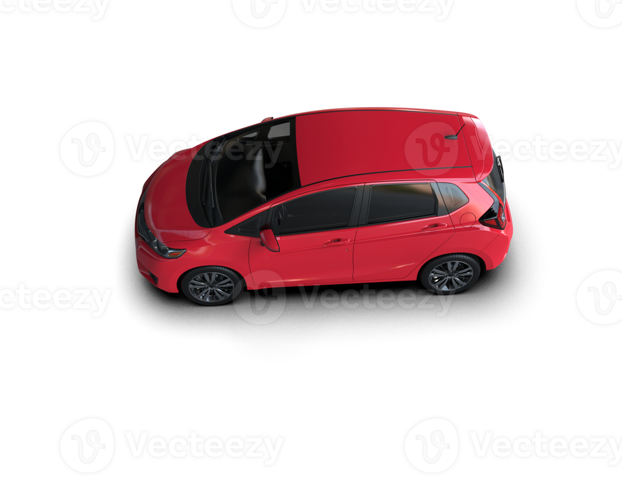 Modern car isolated on background. 3d rendering - illustration png