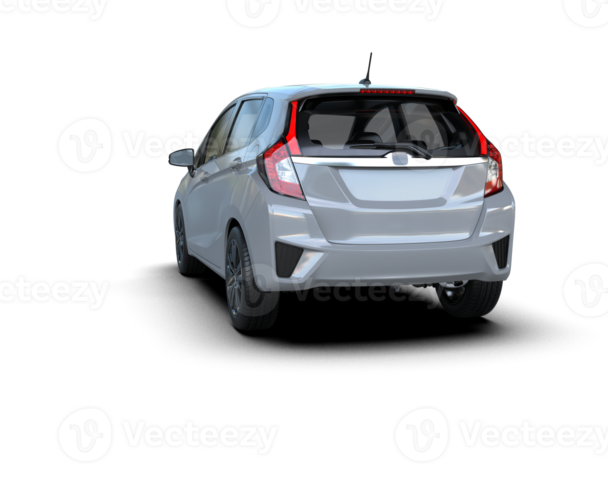 Modern car isolated on background. 3d rendering - illustration png