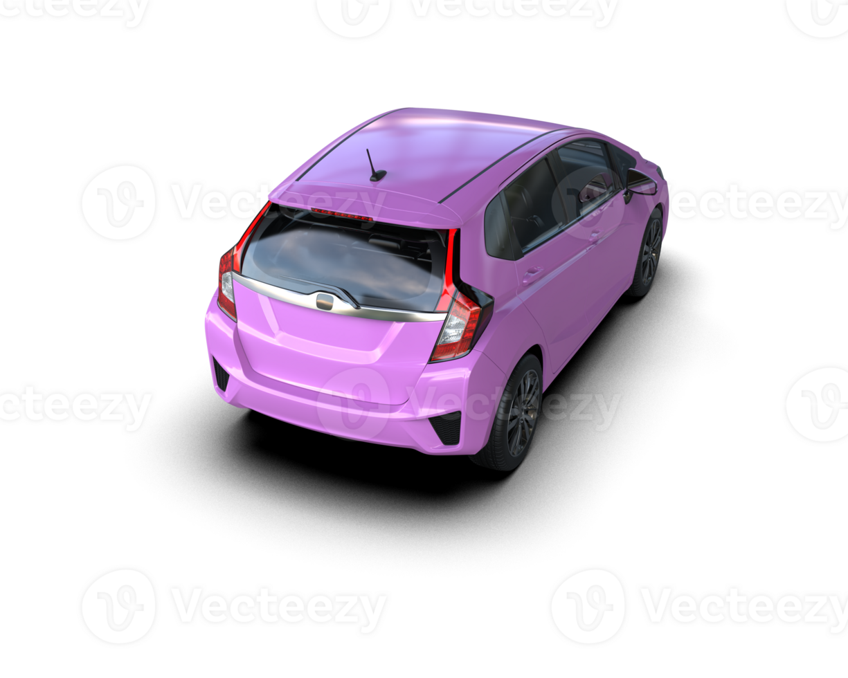Modern car isolated on background. 3d rendering - illustration png