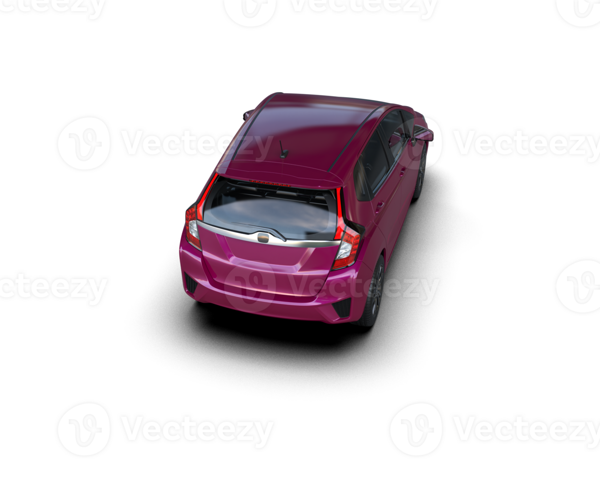Modern car isolated on background. 3d rendering - illustration png