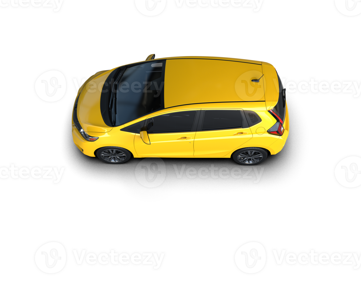 Modern car isolated on background. 3d rendering - illustration png