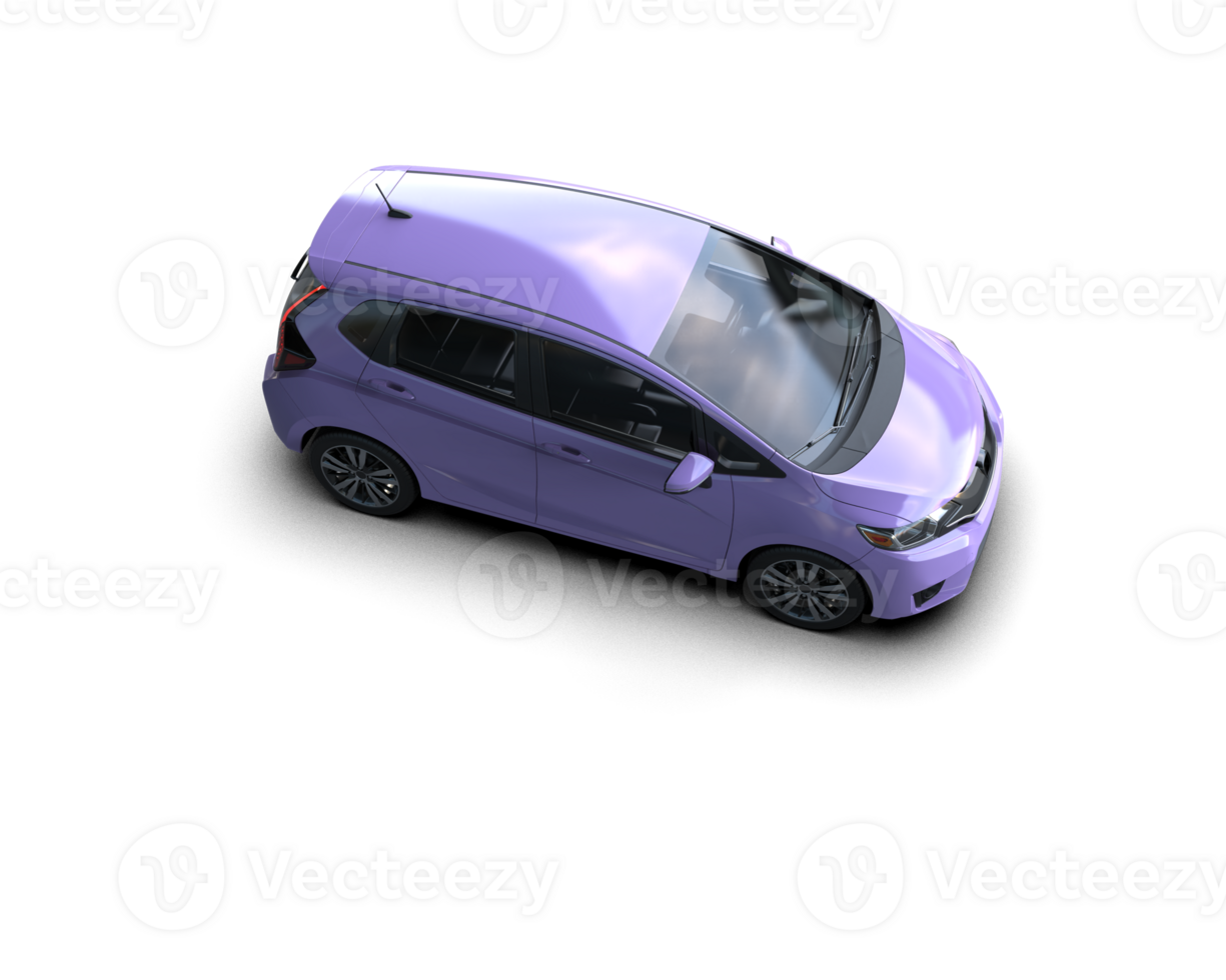 Modern car isolated on background. 3d rendering - illustration png
