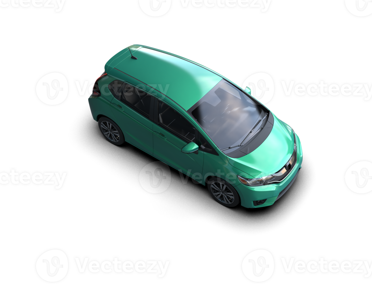 Modern car isolated on background. 3d rendering - illustration png