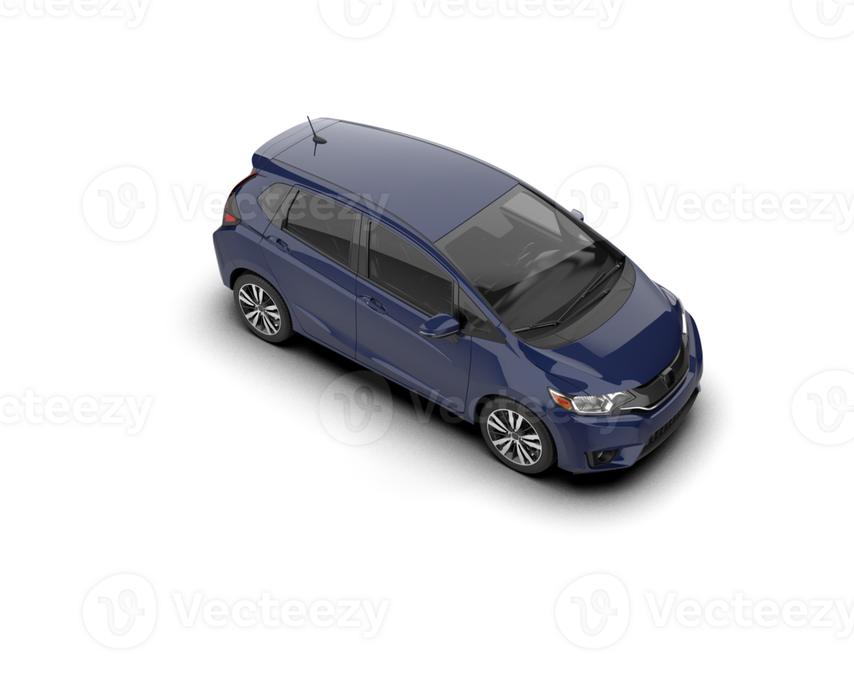 Modern car isolated on background. 3d rendering - illustration png
