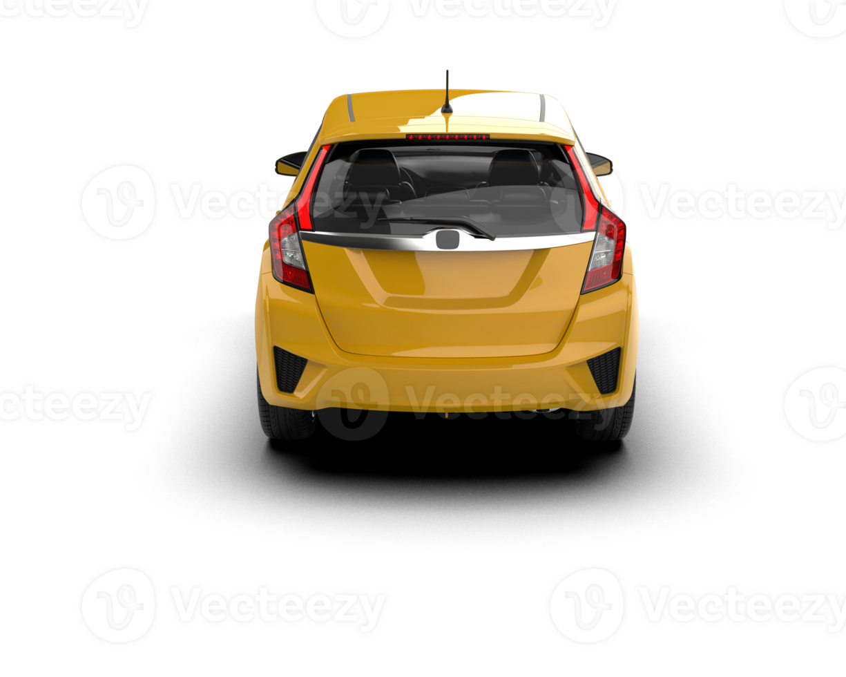 Modern car isolated on background. 3d rendering - illustration png