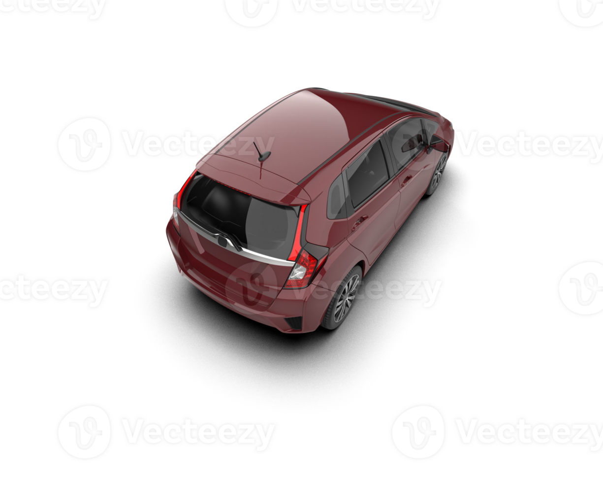 Modern car isolated on background. 3d rendering - illustration png