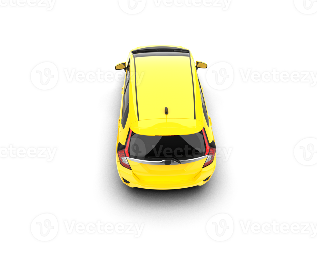 Modern car isolated on background. 3d rendering - illustration png