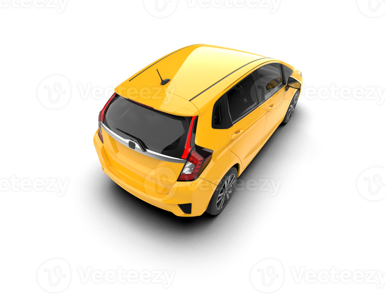 Modern car isolated on background. 3d rendering - illustration png