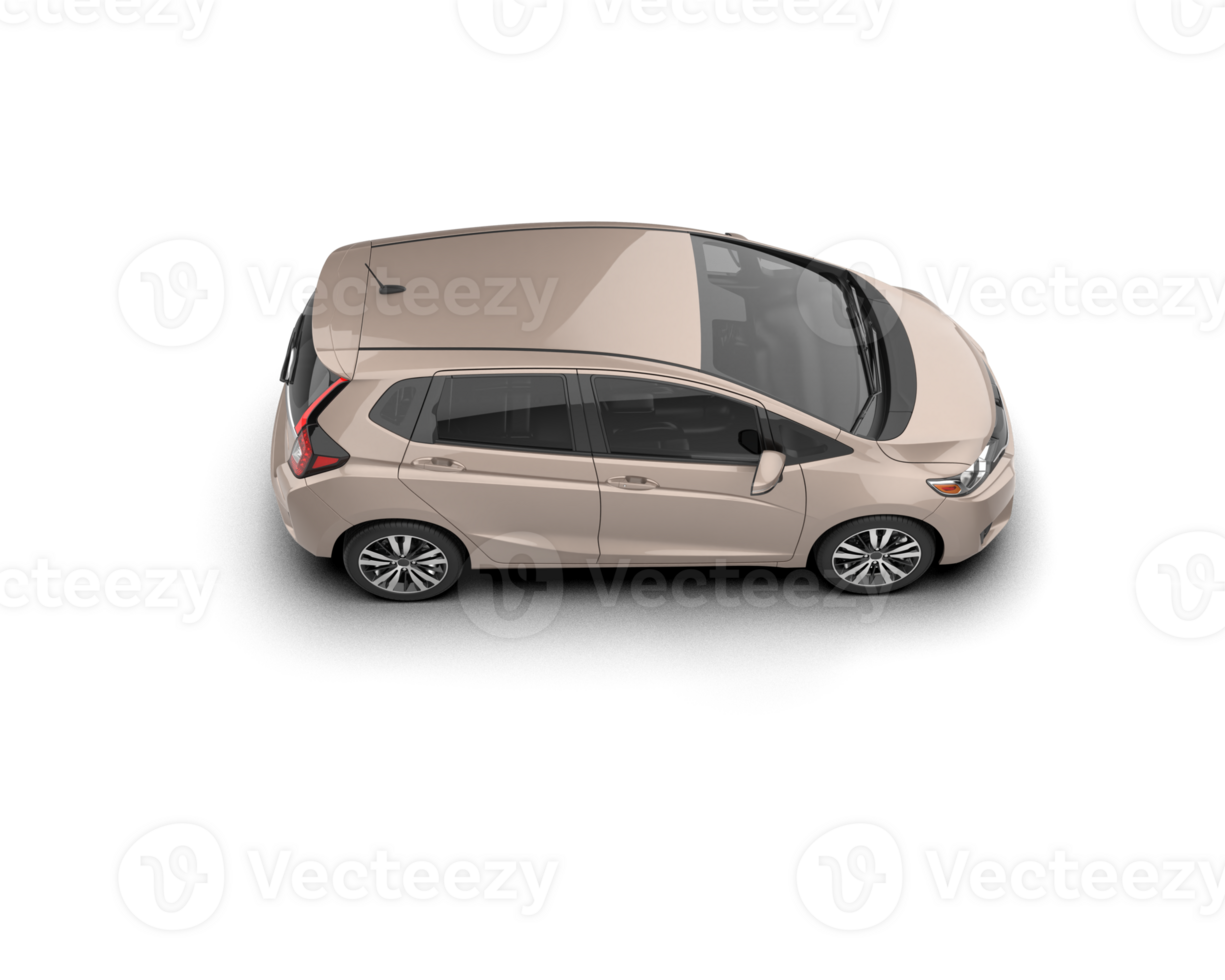 Modern car isolated on background. 3d rendering - illustration png