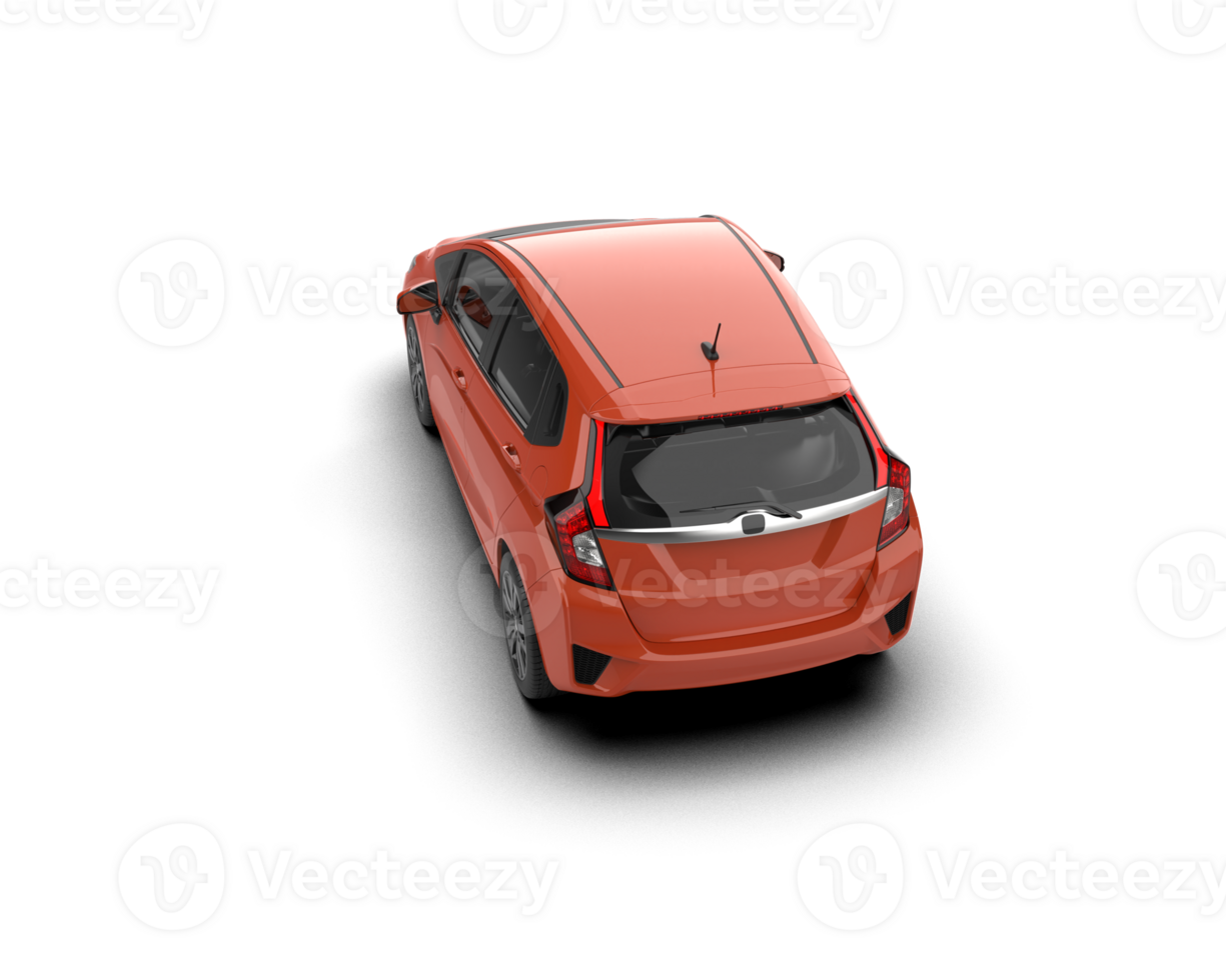Modern car isolated on background. 3d rendering - illustration png