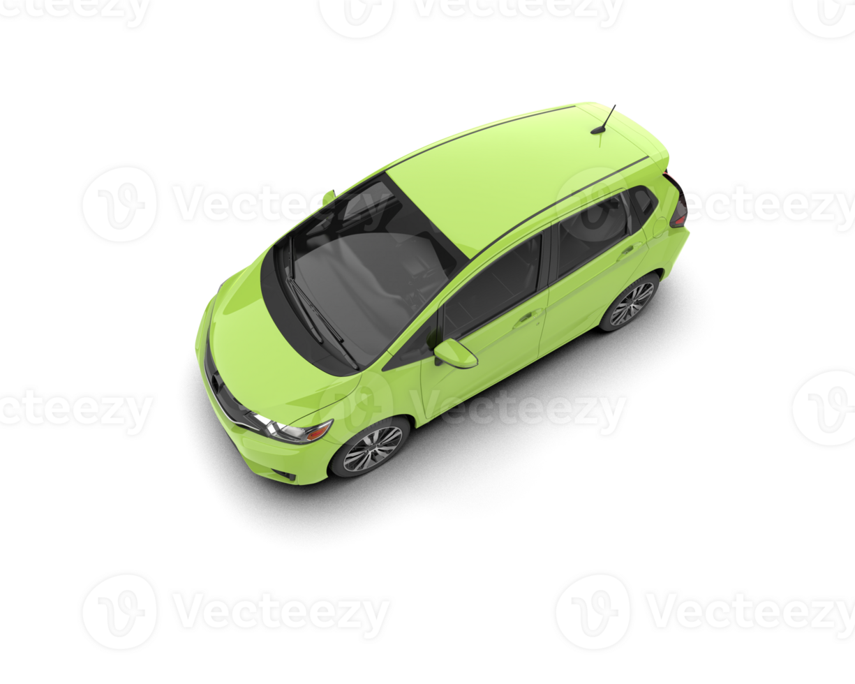 Modern car isolated on background. 3d rendering - illustration png