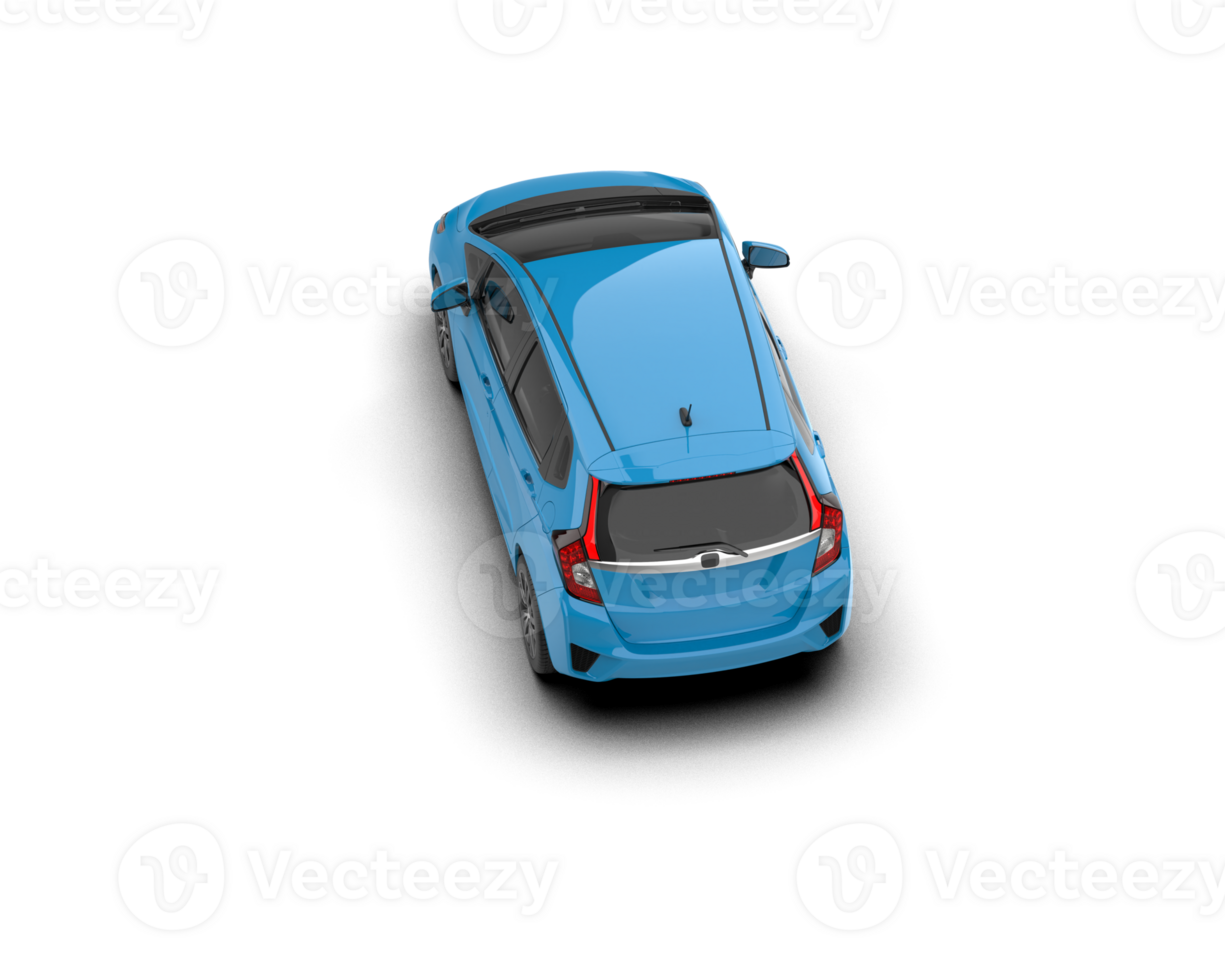 Modern car isolated on background. 3d rendering - illustration png