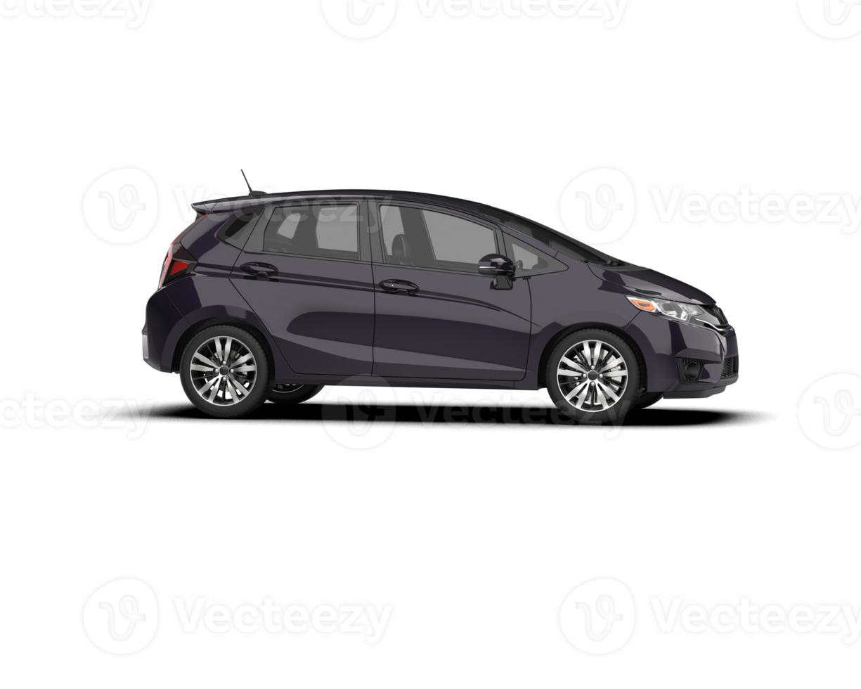 Modern car isolated on background. 3d rendering - illustration png